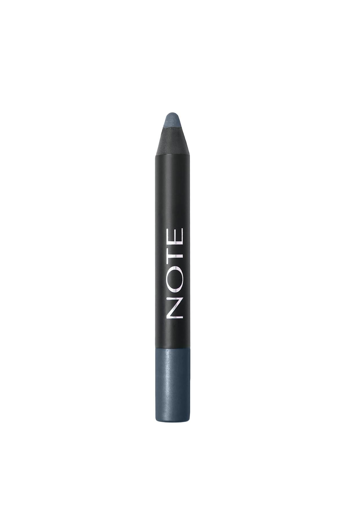 Jumbo Eyeshadow Pencil Waterproof Shimmering Water-Resistant Pencil Eyeshadow 06 Blue Grey - Anthracite Blue