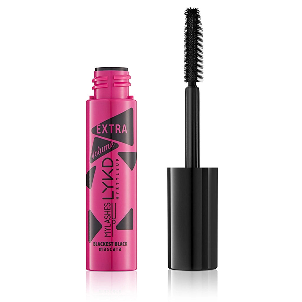 LYKD Extra Volume Blackest Black Mascara - Intense Mascara That Gives Extra Volume