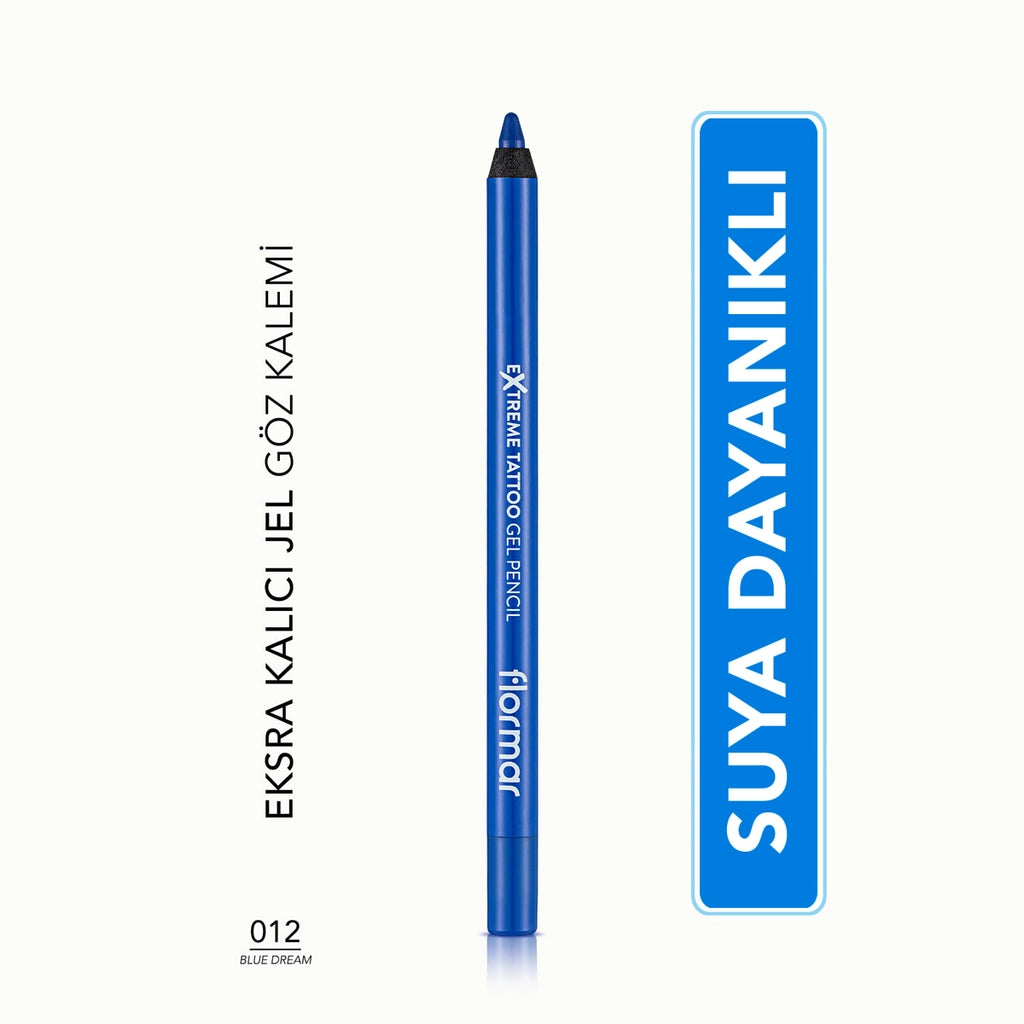 Flormar Extreme Tattoo Extra Permanent Shimmering Gel Eye Pencil 0