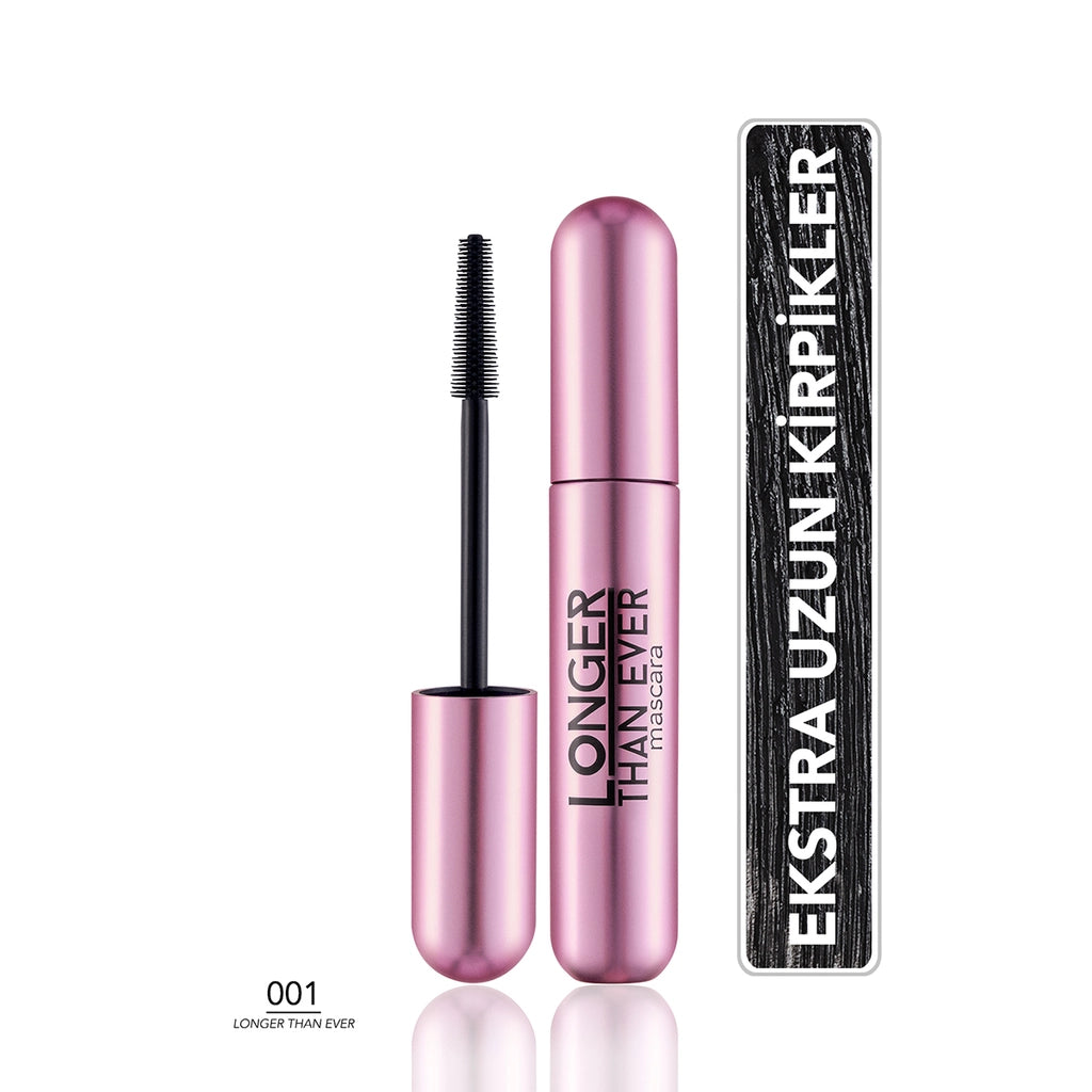 Flormar Longer Than Ever Eyelash Extension Nourishing Mascara 001 Black