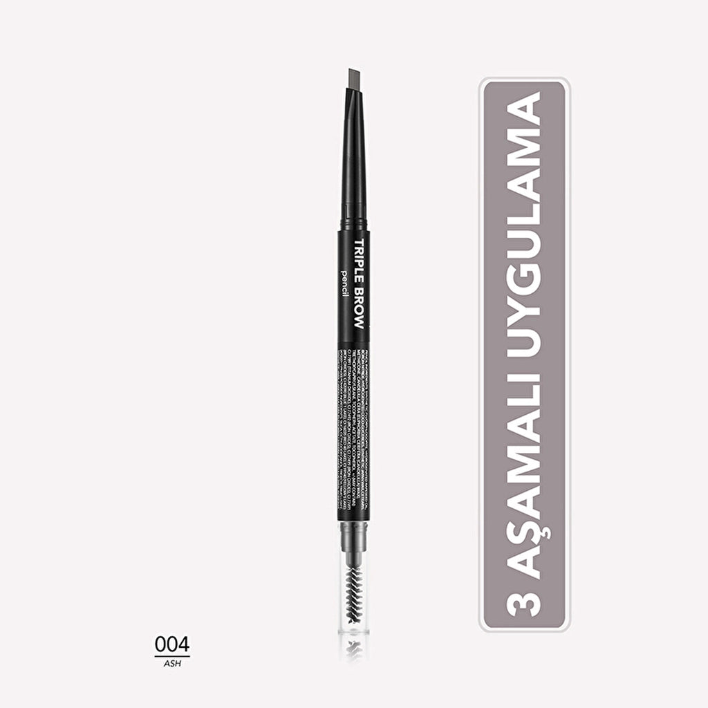 Flormar Triple Brow Brush and Powder Eyebrow Pencil