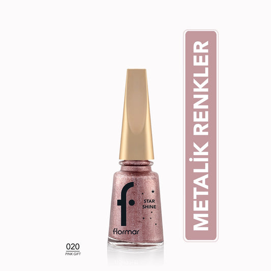 Flormar Star Shine Intensely Pigmented Metallic Look Nail Polish