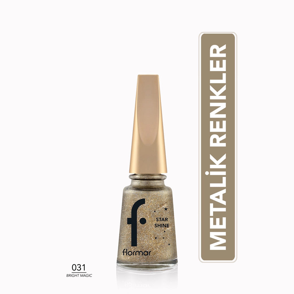 Flormar Star Shine Intensely Pigmented Metallic Look Nail Polish