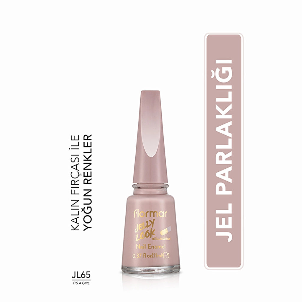 Flormar Jelly Look Intensely Pigmented and Gel Appearance Nail Polish