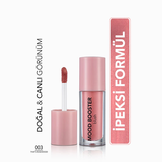 Flormar Mood Booster Natural Shimmering Blush That Gives Intense Color