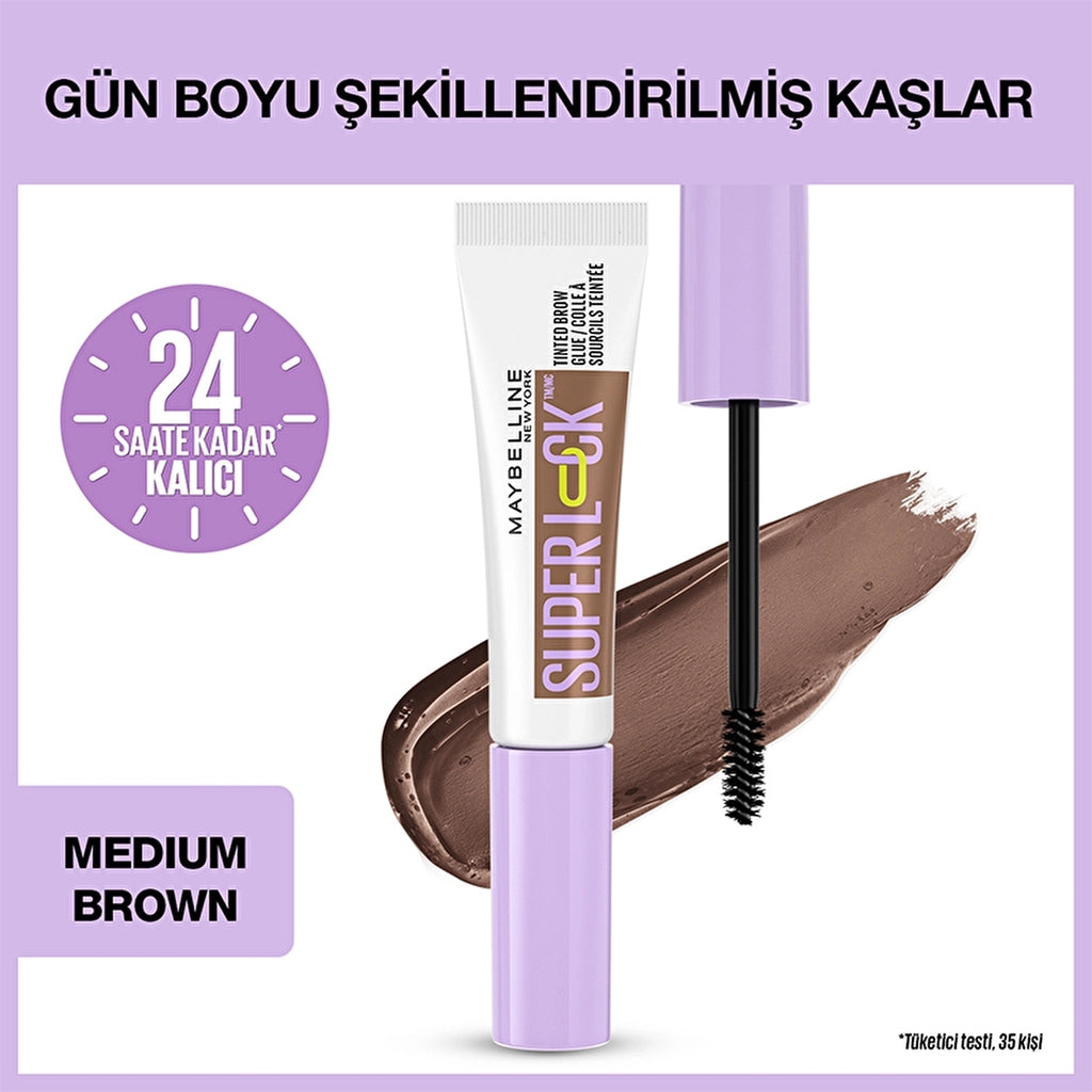 Maybelline New York Super Lock Brow Glue Eyebrow Fixing Mascara