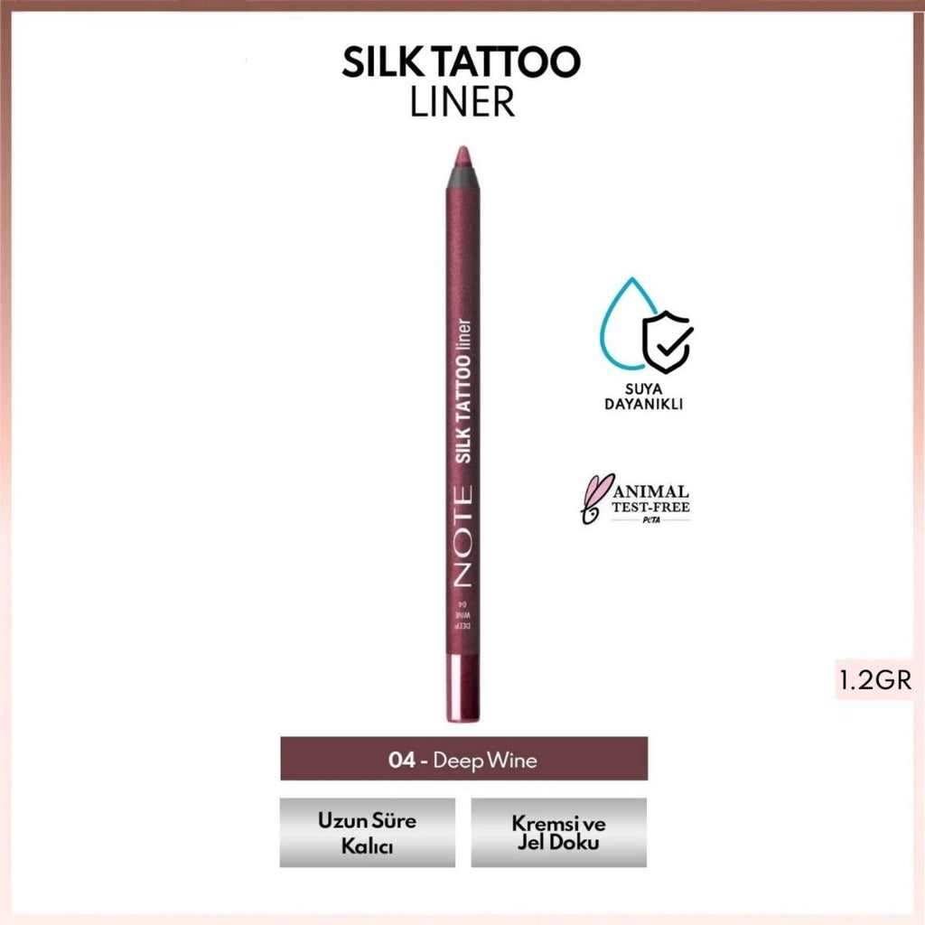 Note Silk Tattoo Liner Waterproof Silky Gel Eye Liner