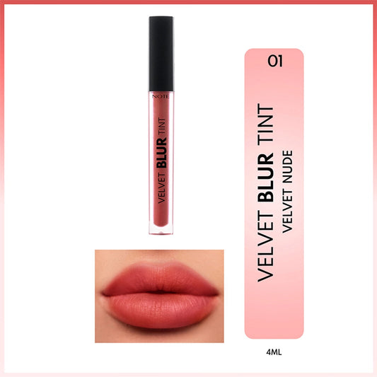 Note Velvet Blur Tint Velvet Finish Moisturizing Matte Lipstick
