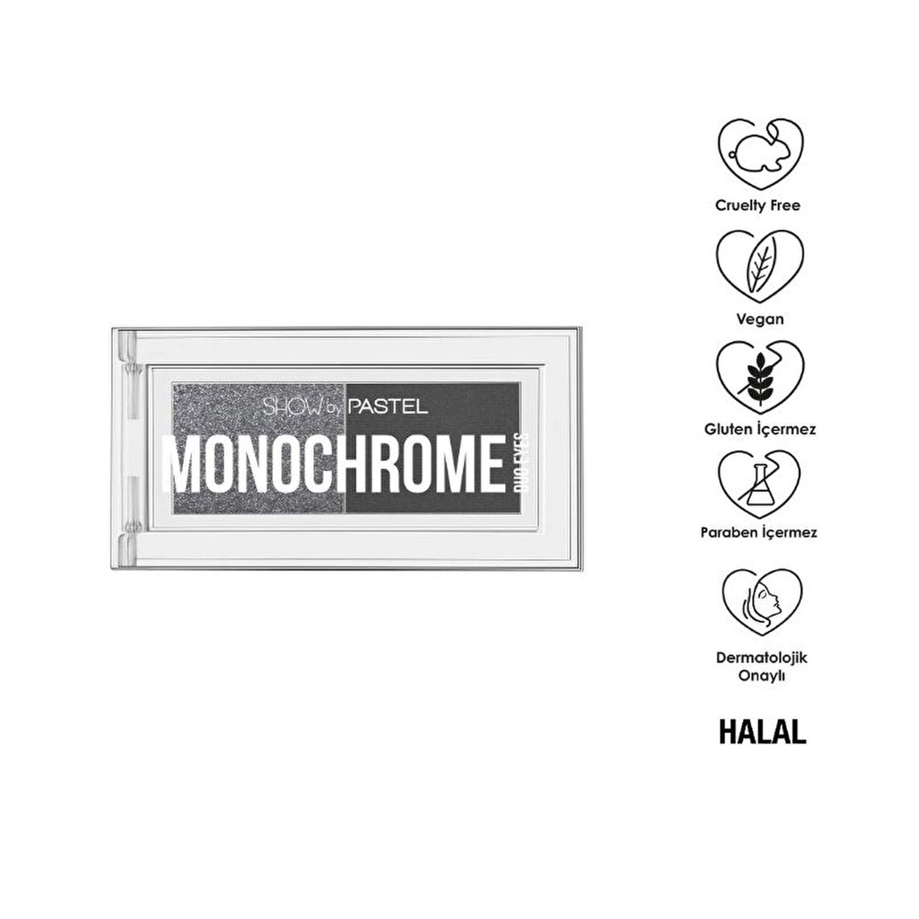 Show by Pastel Monochrome Duo Eyes Double Eyeshadow Palette 29 It's Cherry