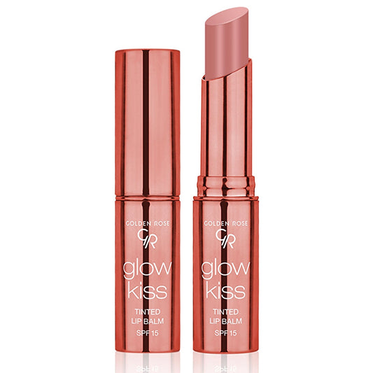 Golden Rose Glow Kiss Tinted Lip Balm Lipstick