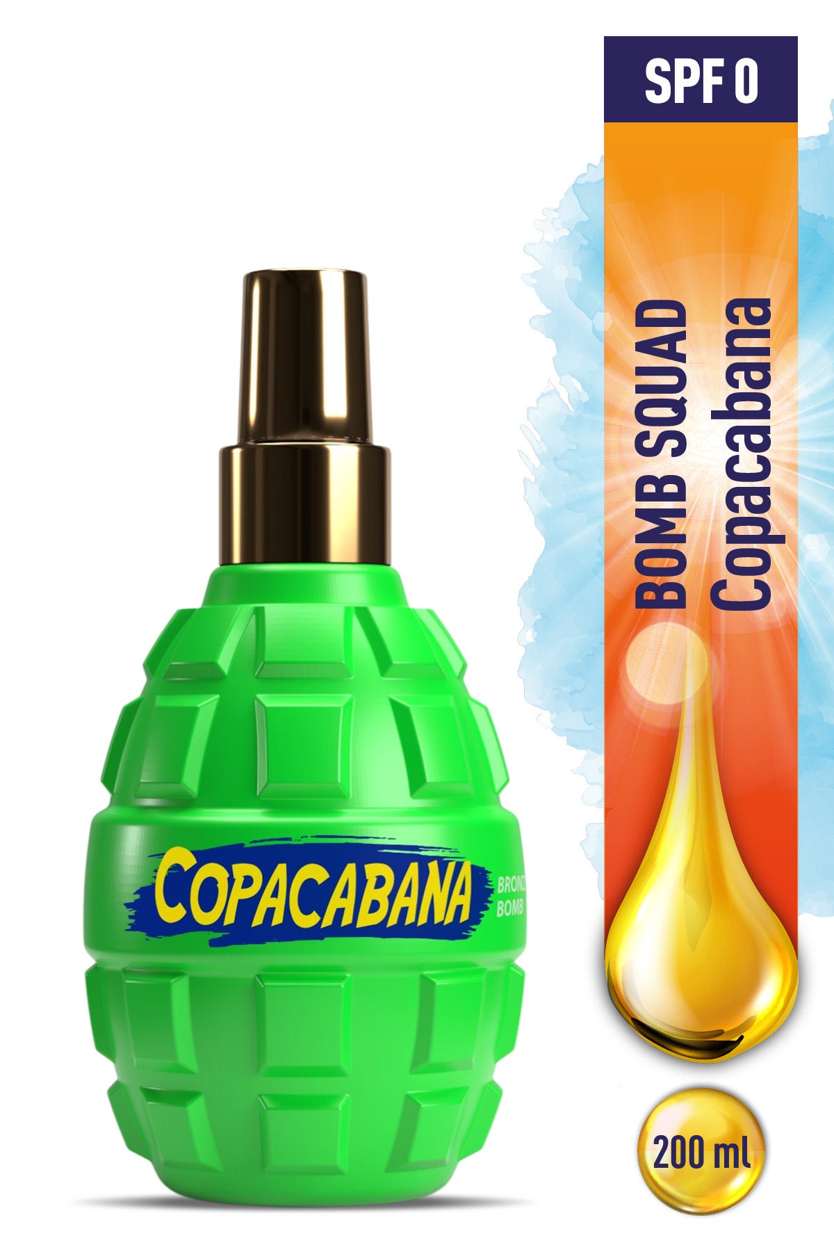 Copacabana Bronzing Bomb Bronzing Sun Oil – Tropical Scent & Tan 200 ml
