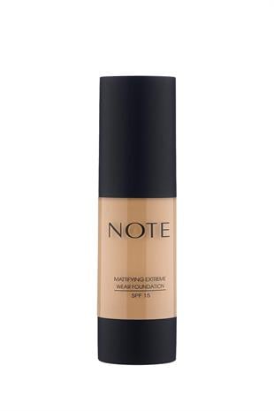 Note Mattifying Extreme Wear 03 Medium Beige Mat Bitişli SPF 15 Kapatıcı Fondöten