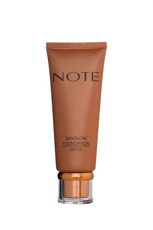 Note Sunglow 10 Işıltılı SPF 15 Bronzlaştırıcı Fondöten