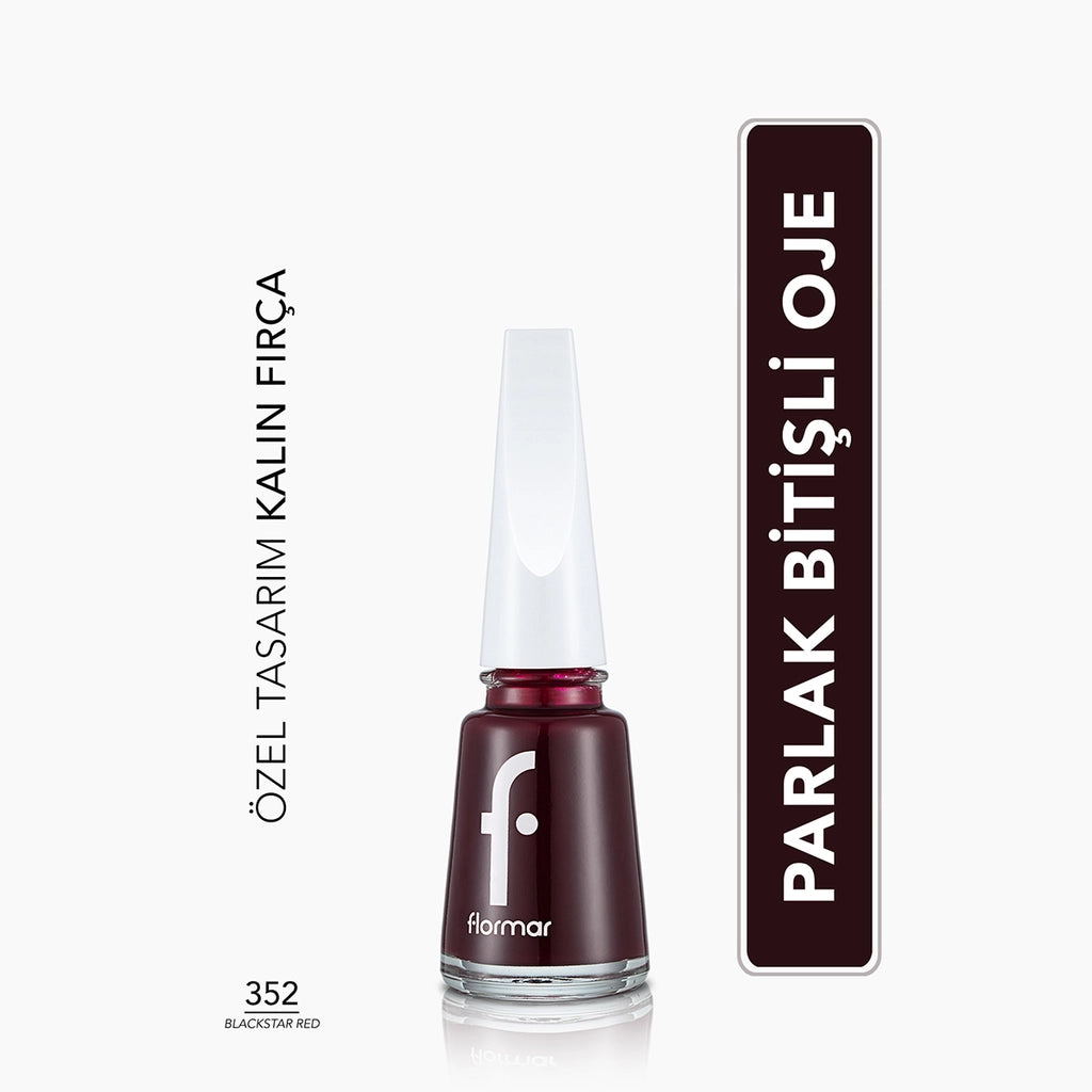 Flormar Nail Enamel Intensely Pigmented Nail Polish 417 Steel Gray