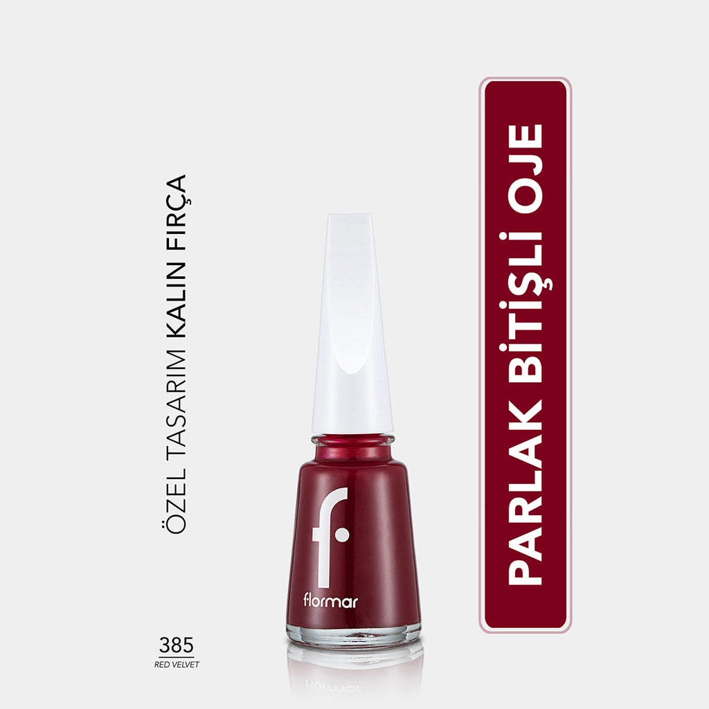 Flormar Nail Enamel Intensely Pigmented Nail Polish 417 Steel Gray