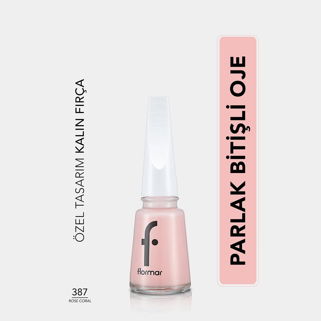 Flormar Nail Enamel Intensely Pigmented Nail Polish 417 Steel Gray