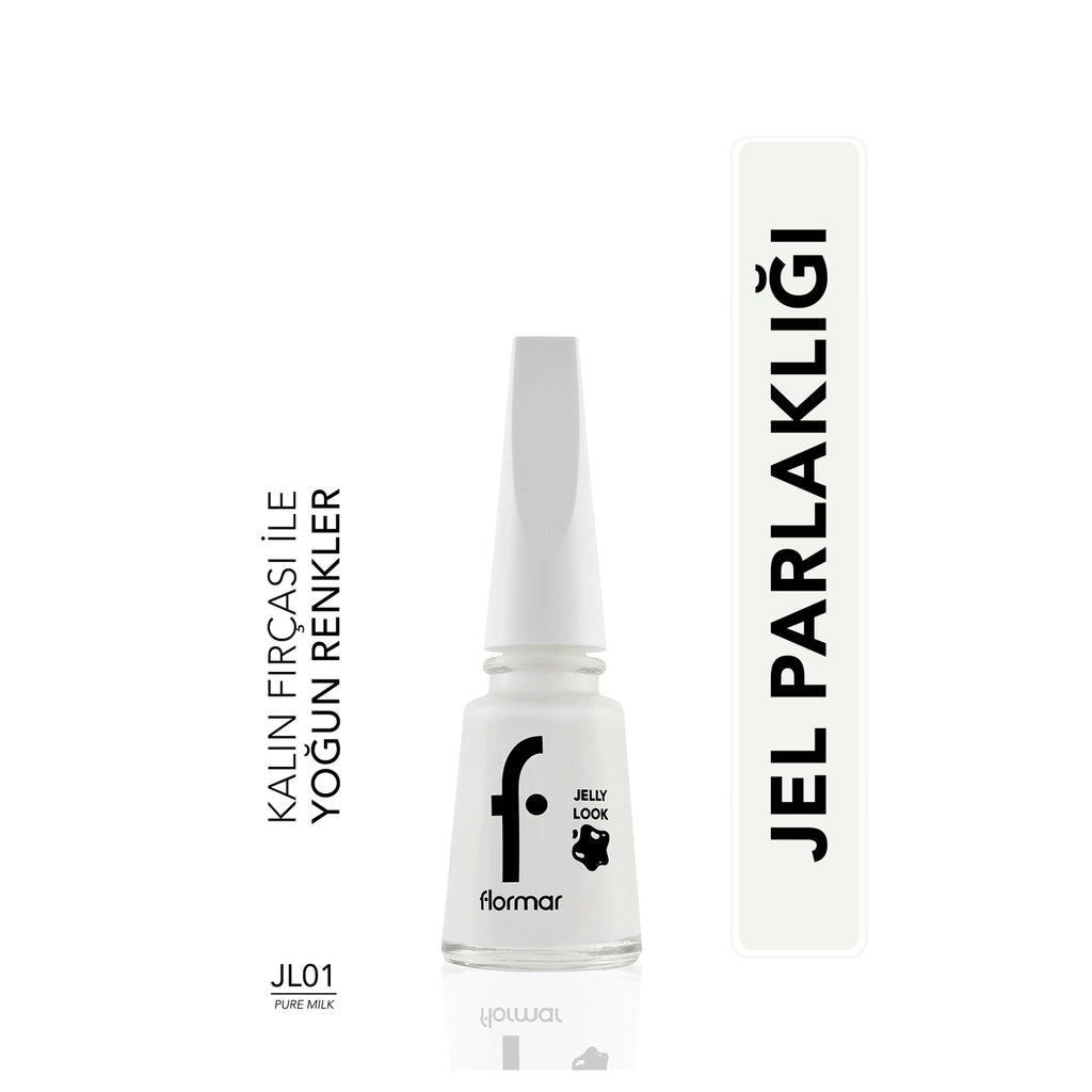 Flormar Jelly Look Intensely Pigmented and Gel Appearance Nail Polish