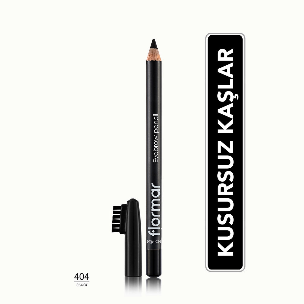 Flormar Eyebrow Pencil with Soft Tip and Diffusion Brush