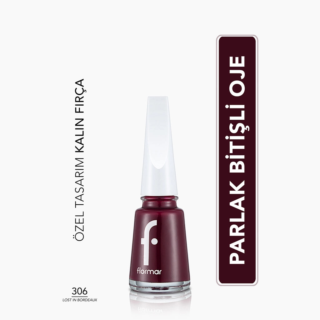 Flormar Nail Enamel Intensely Pigmented Nail Polish 417 Steel Gray