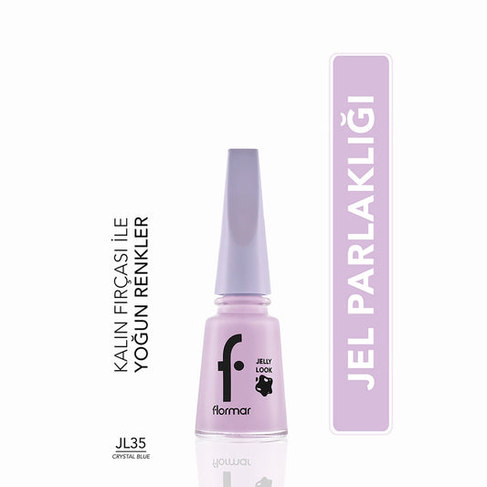 Flormar Jelly Look Intensely Pigmented and Gel Appearance Nail Polish