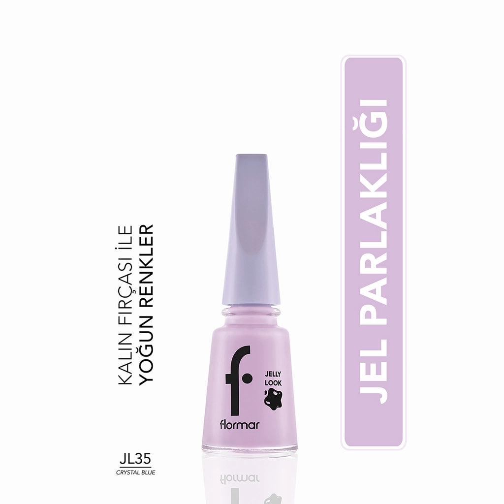 Flormar Jelly Look Intensely Pigmented and Gel Appearance Nail Polish