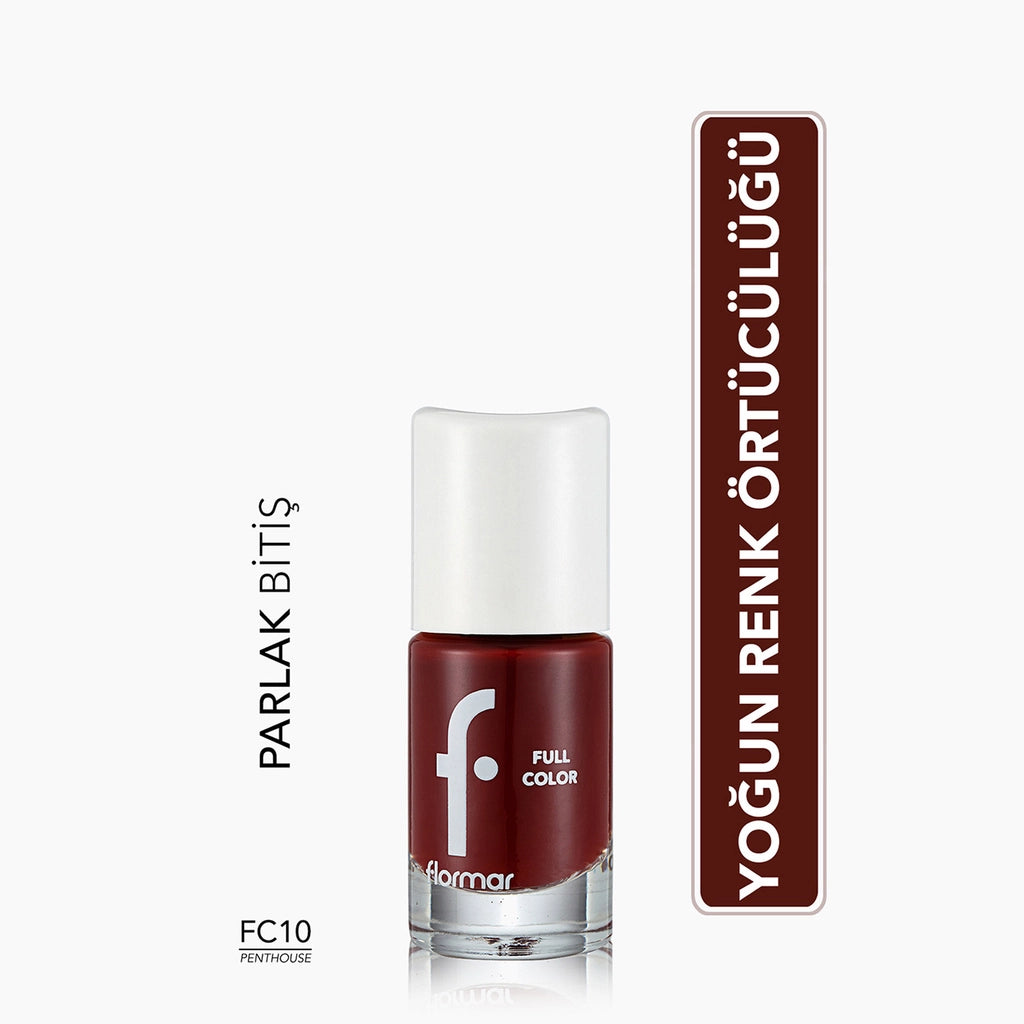 Flormar Full Color Extra Intense Pigmented Nail Polish FC26 King Of the Bets