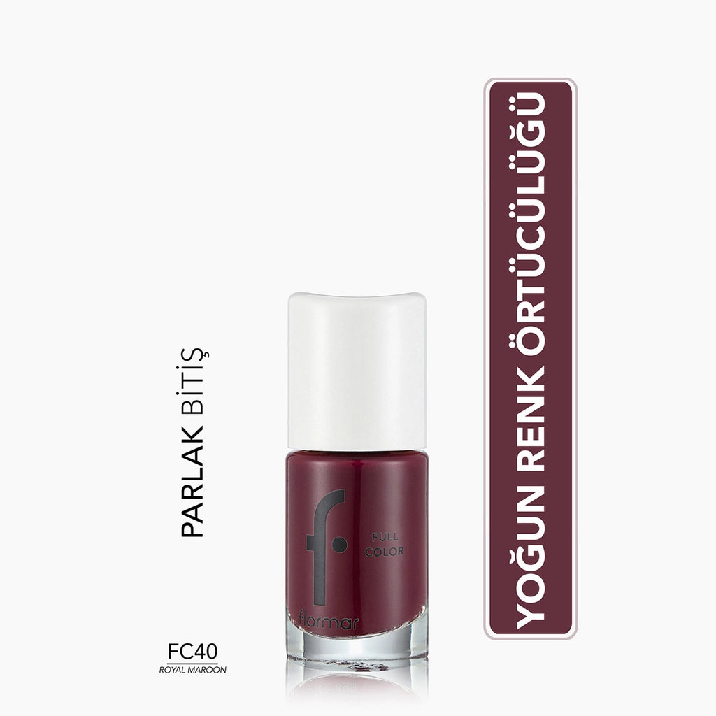 Flormar Full Color Extra Intense Pigmented Nail Polish FC26 King Of the Bets