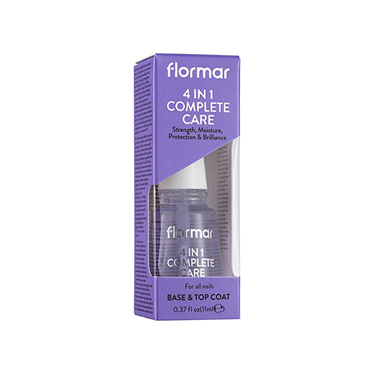 Flormar 4 In 1 Complete Care 4-Way Care Nail Polish Base/Nail Polish 000