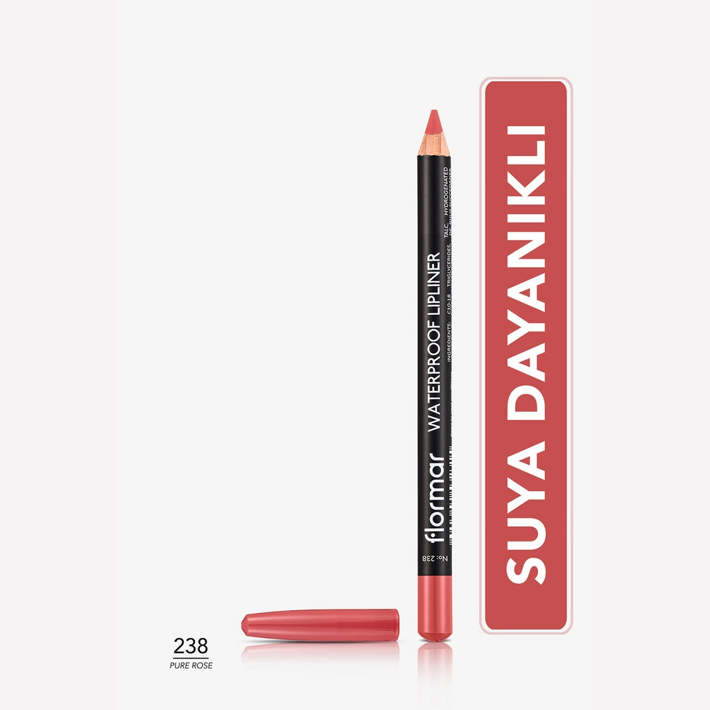 Flormar Waterproof and Intensely Pigmented Matte Lip Pencil