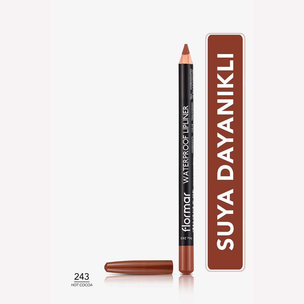 Flormar Waterproof and Intensely Pigmented Matte Lip Pencil