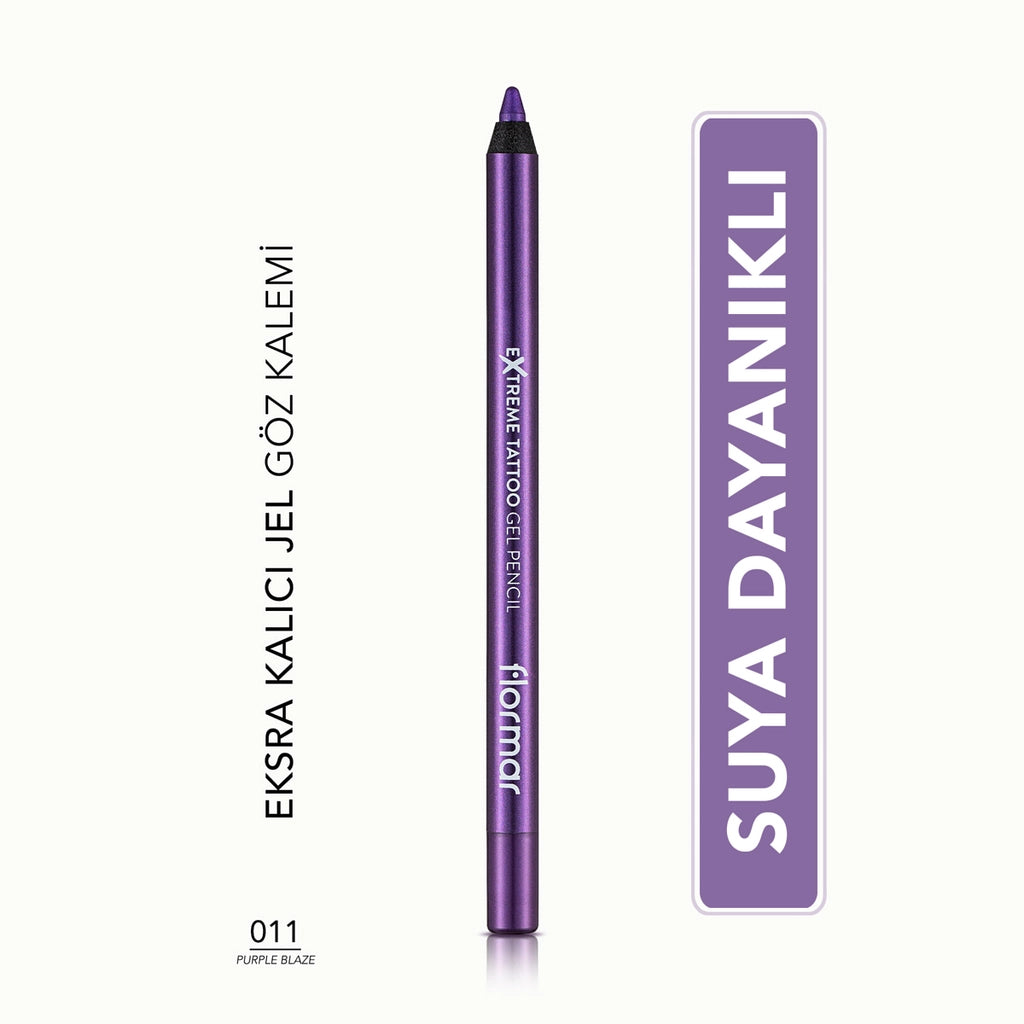 Flormar Extreme Tattoo Extra Permanent Shimmering Gel Eye Pencil 0
