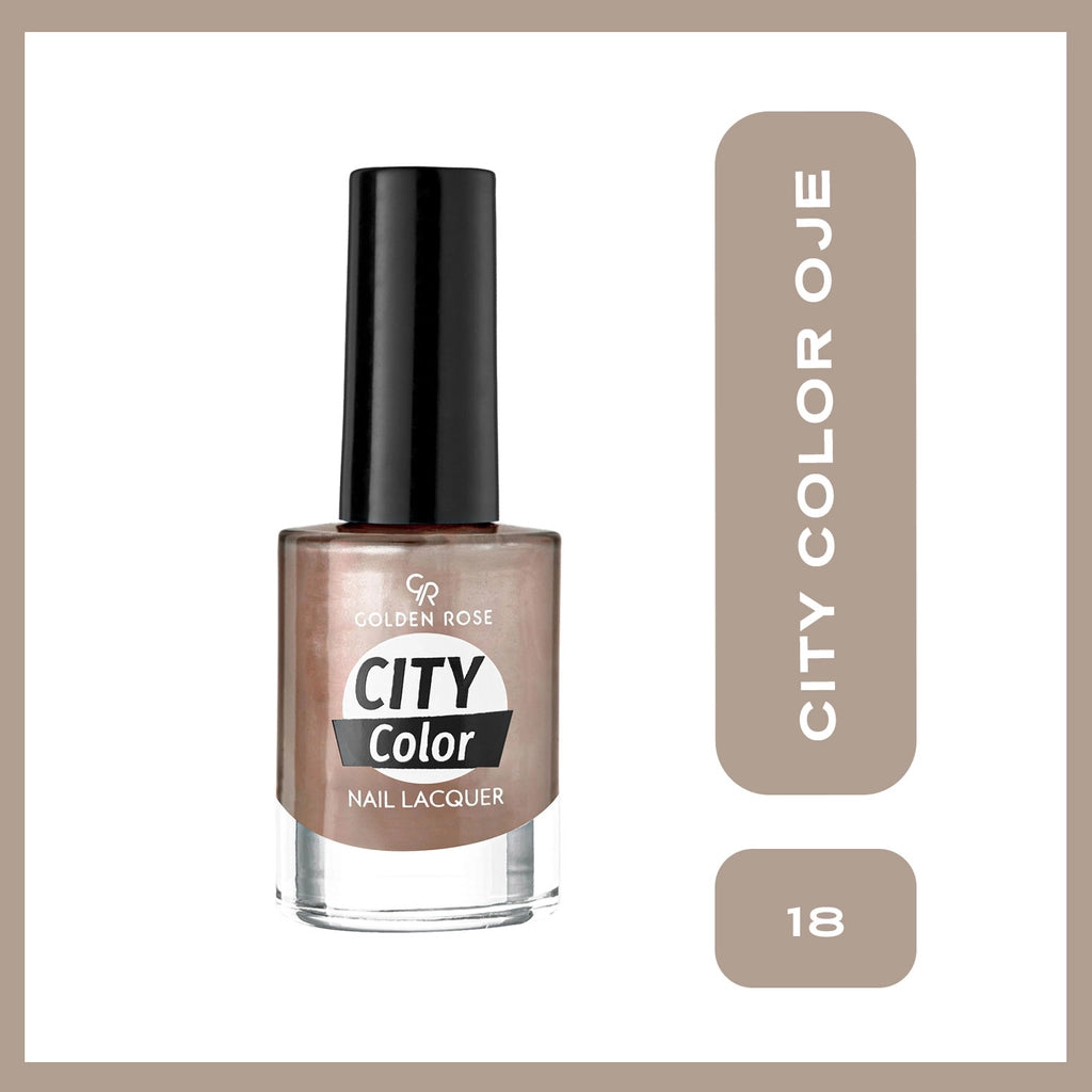 Golden Rose City Color Nail Lacquer Nail Polish