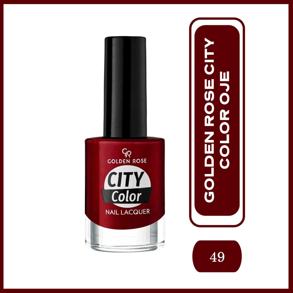 Golden Rose City Color Nail Lacquer Nail Polish