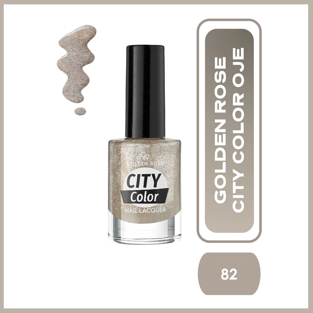 Golden Rose City Color Nail Lacquer Nail Polish