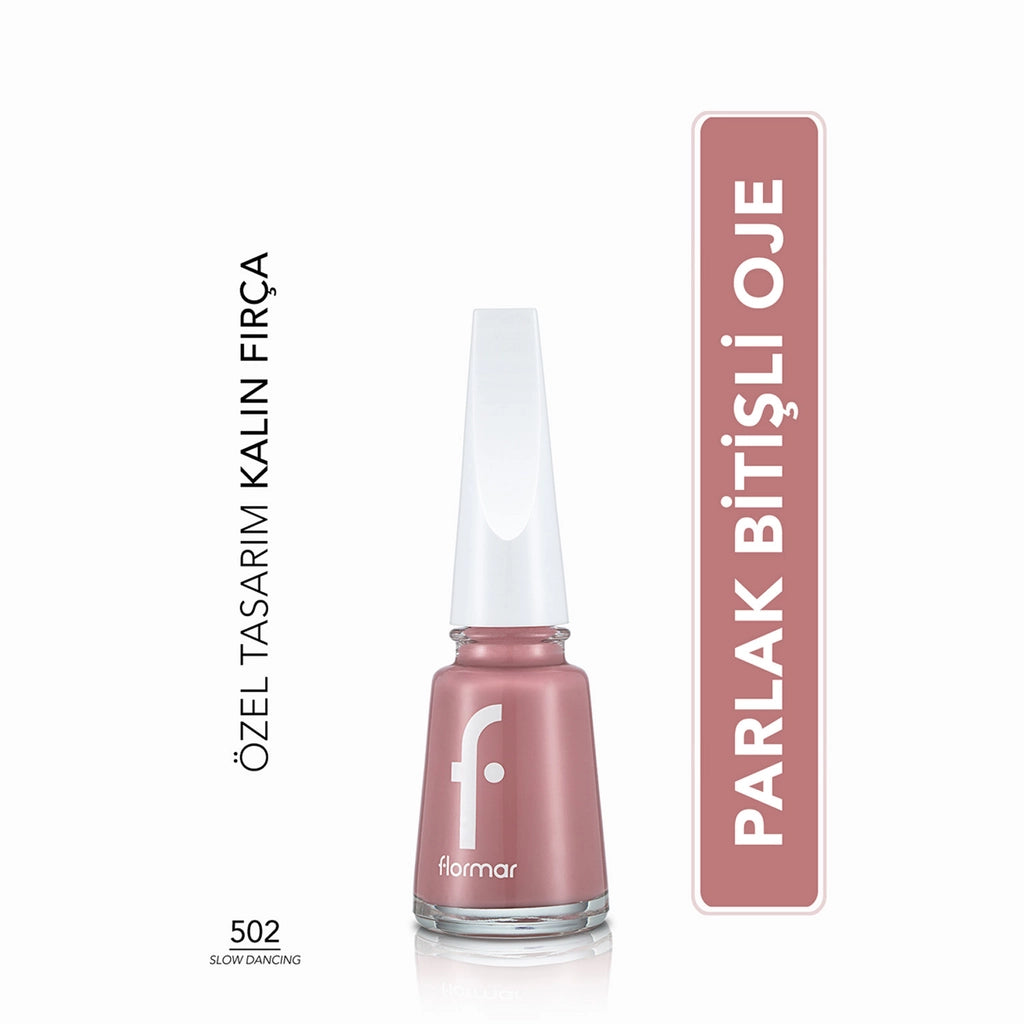Flormar Nail Enamel Intensely Pigmented Nail Polish 417 Steel Gray