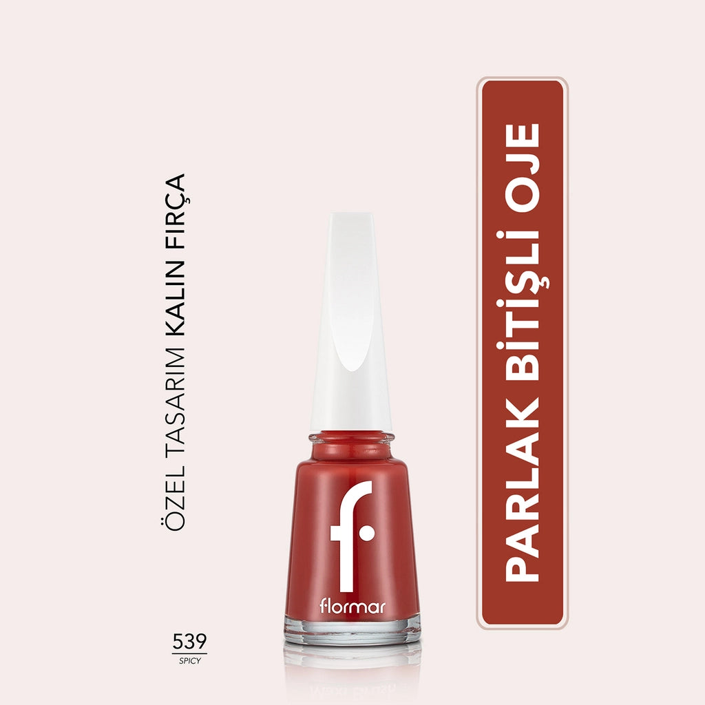 Flormar Nail Enamel Intensely Pigmented Nail Polish 417 Steel Gray