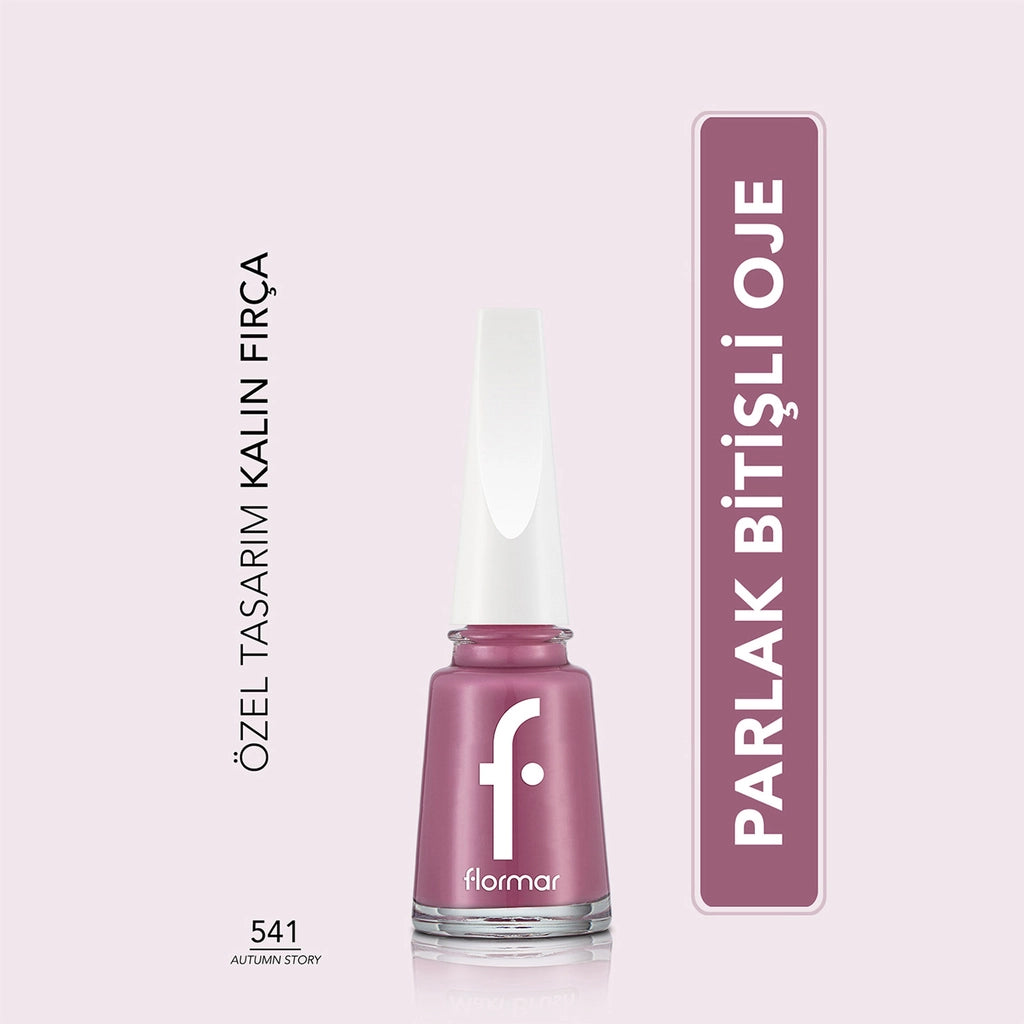 Flormar Nail Enamel Intensely Pigmented Nail Polish 417 Steel Gray