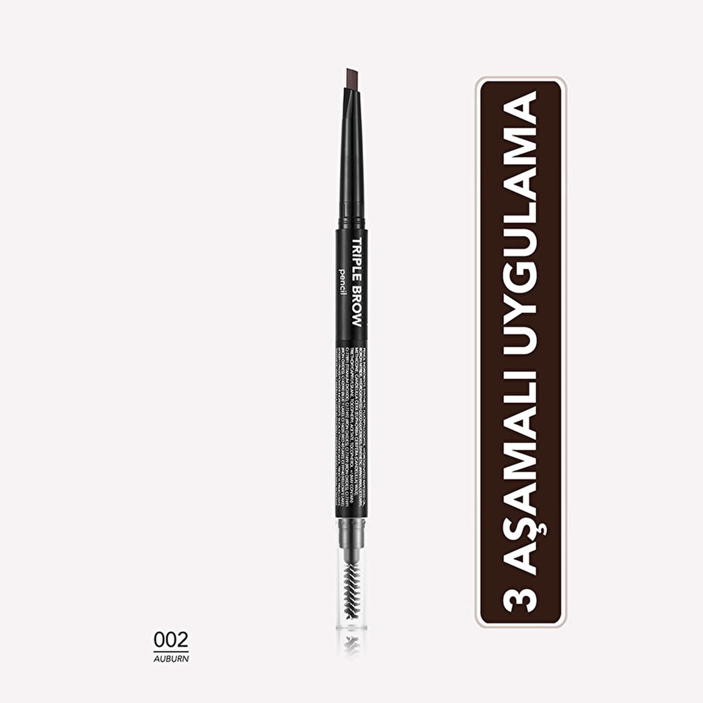Flormar Triple Brow Brush and Powder Eyebrow Pencil