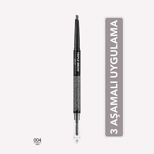 Flormar Triple Brow Brush and Powder Eyebrow Pencil