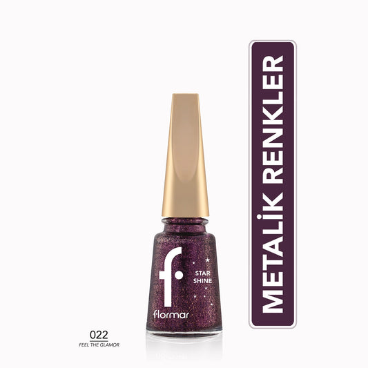 Flormar Star Shine Intensely Pigmented Metallic Look Nail Polish