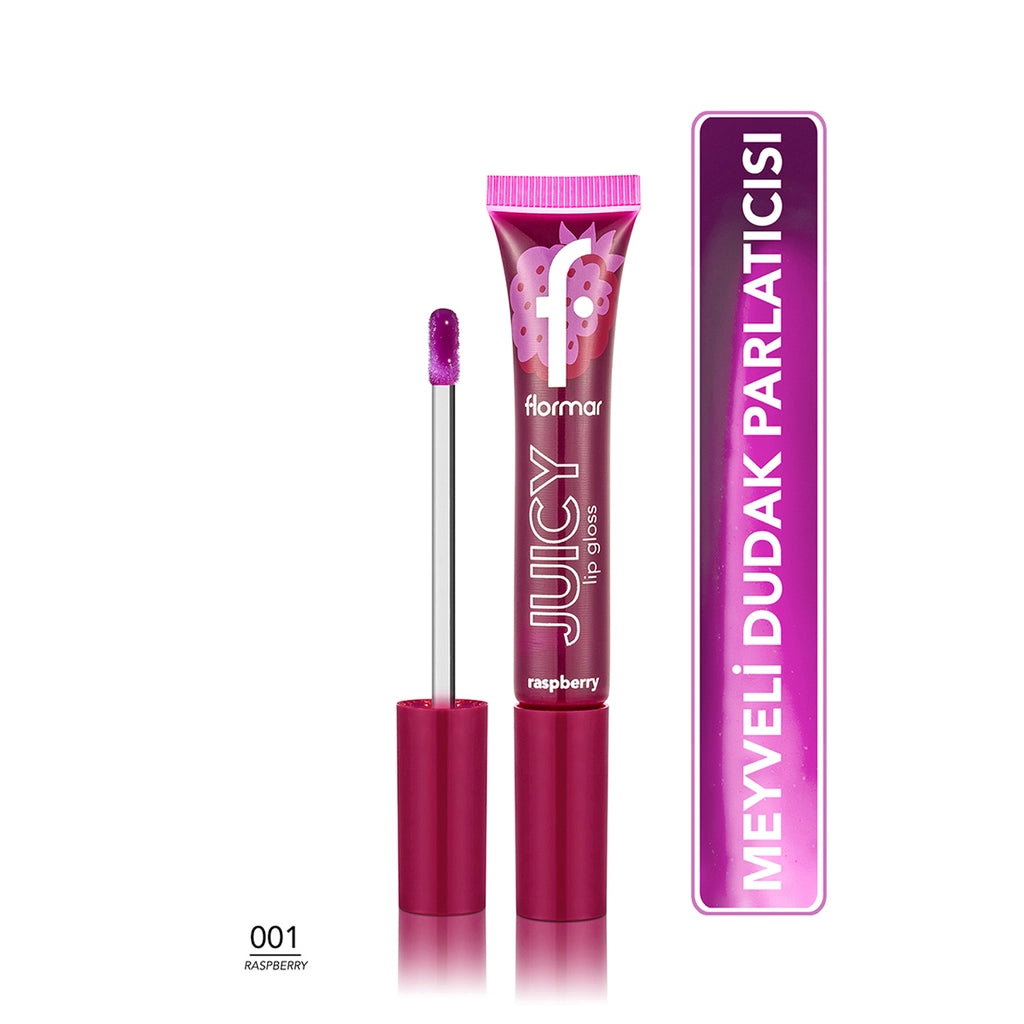 Flormar Juicy Natural Color-Providing Fruit Flavored Moisturizing Lip Gloss