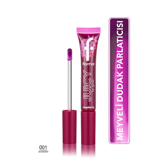 Flormar Juicy Natural Color-Providing Fruit Flavored Moisturizing Lip Gloss
