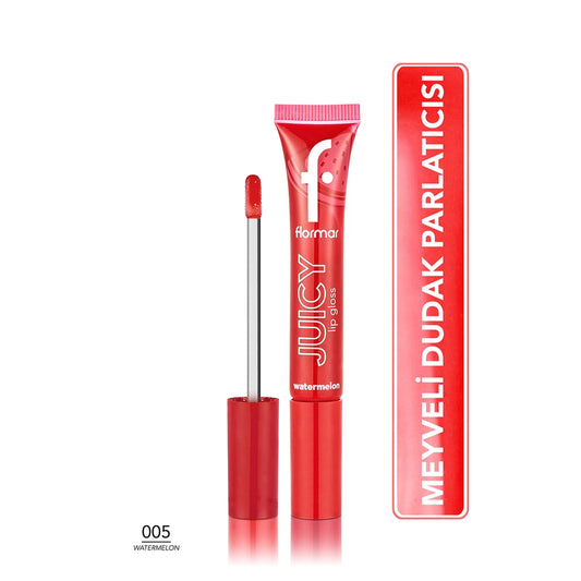 Flormar Juicy Natural Color-Providing Fruit Flavored Moisturizing Lip Gloss
