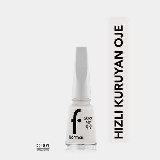 Flormar Quick Dry Fast-Drying Intensely Pigmented Nail Polish