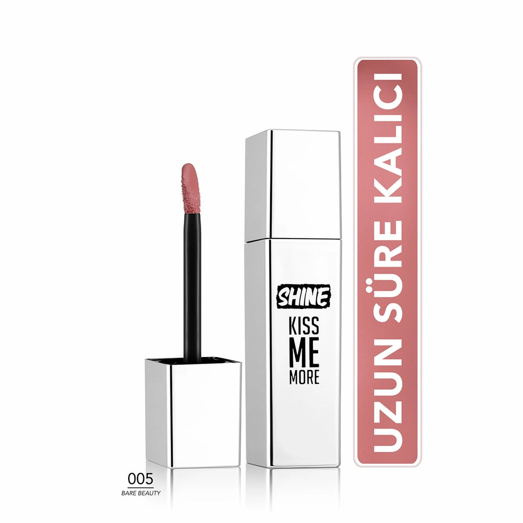 Flormar Shine Kiss Me More Long Lasting & Shiny Finish Liquid Lipstick