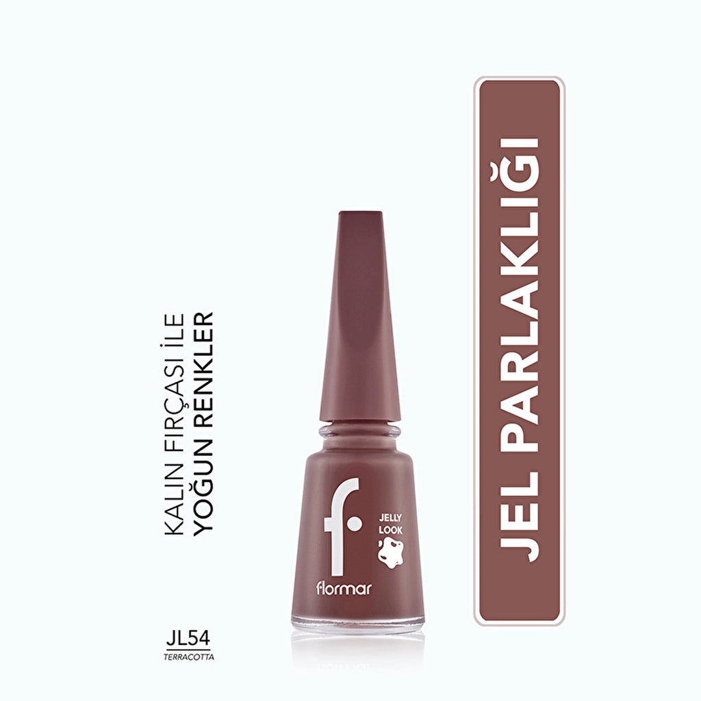 Flormar Jelly Look Intensely Pigmented and Gel Appearance Nail Polish