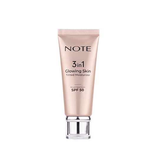 Note 3 in 1 Glowing Skin Tinted Moisturizer 50 SPF Radiant Illuminating Cream