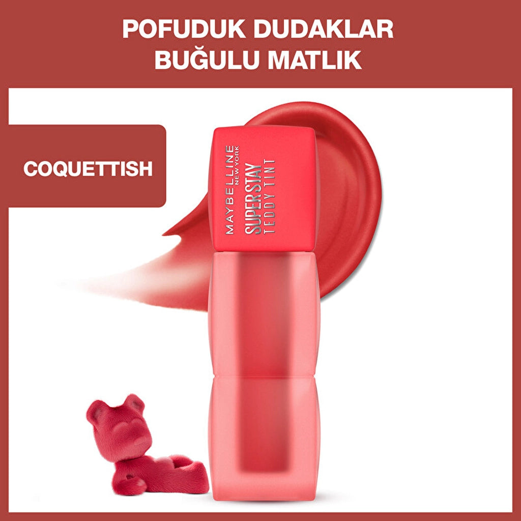 Maybelline Super Stay Teddy Tint Long Lasting Liquid Matte Tint
