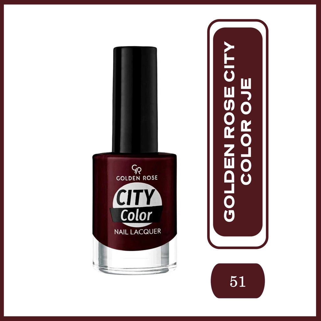 Golden Rose City Color Nail Lacquer Nail Polish