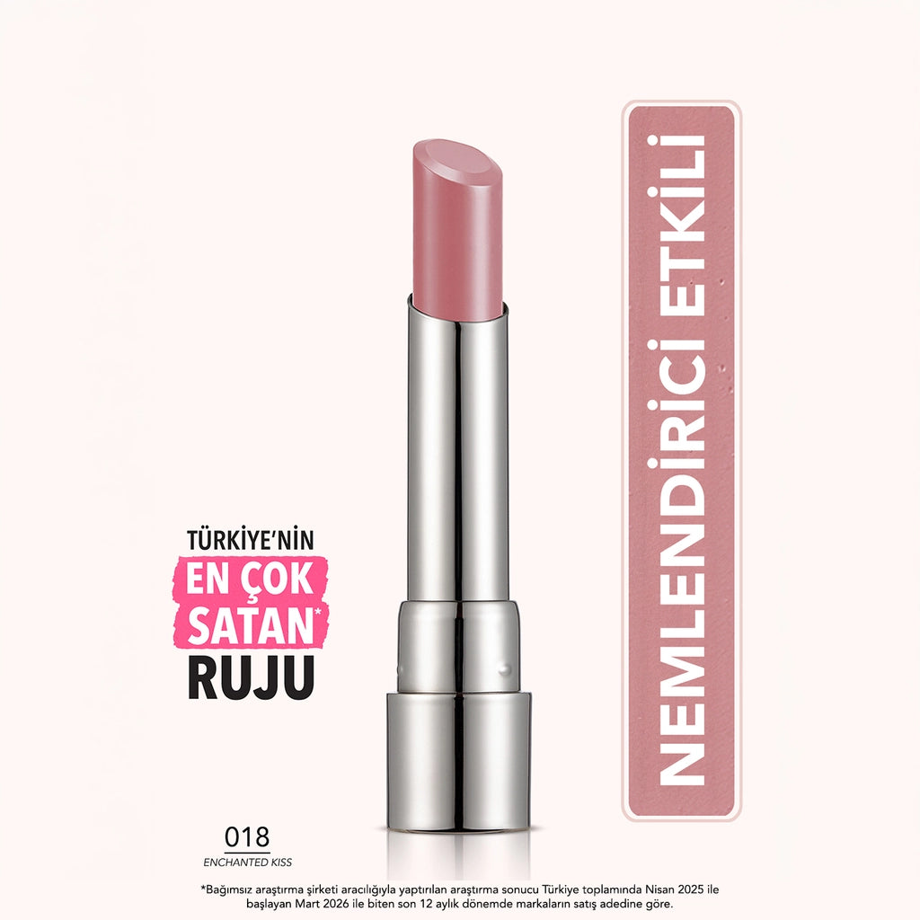 Flormar Sheer Up Moisturizing Effect Semi-Transparent Lipstick